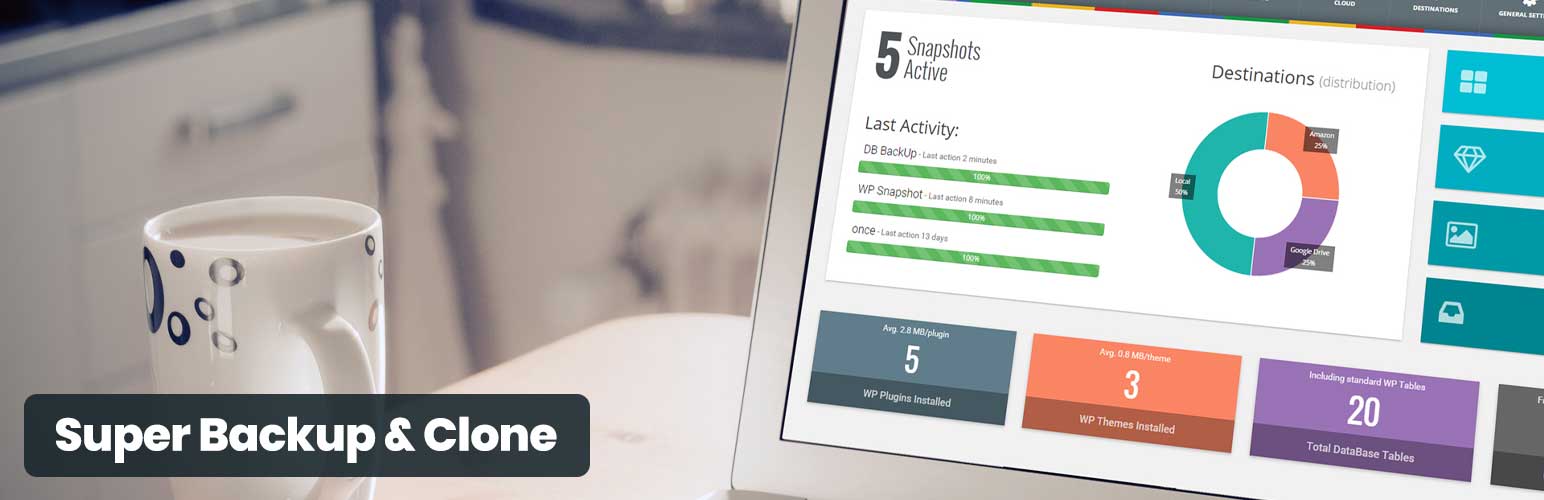 Plugin de WordPress Super Backup & Clone
