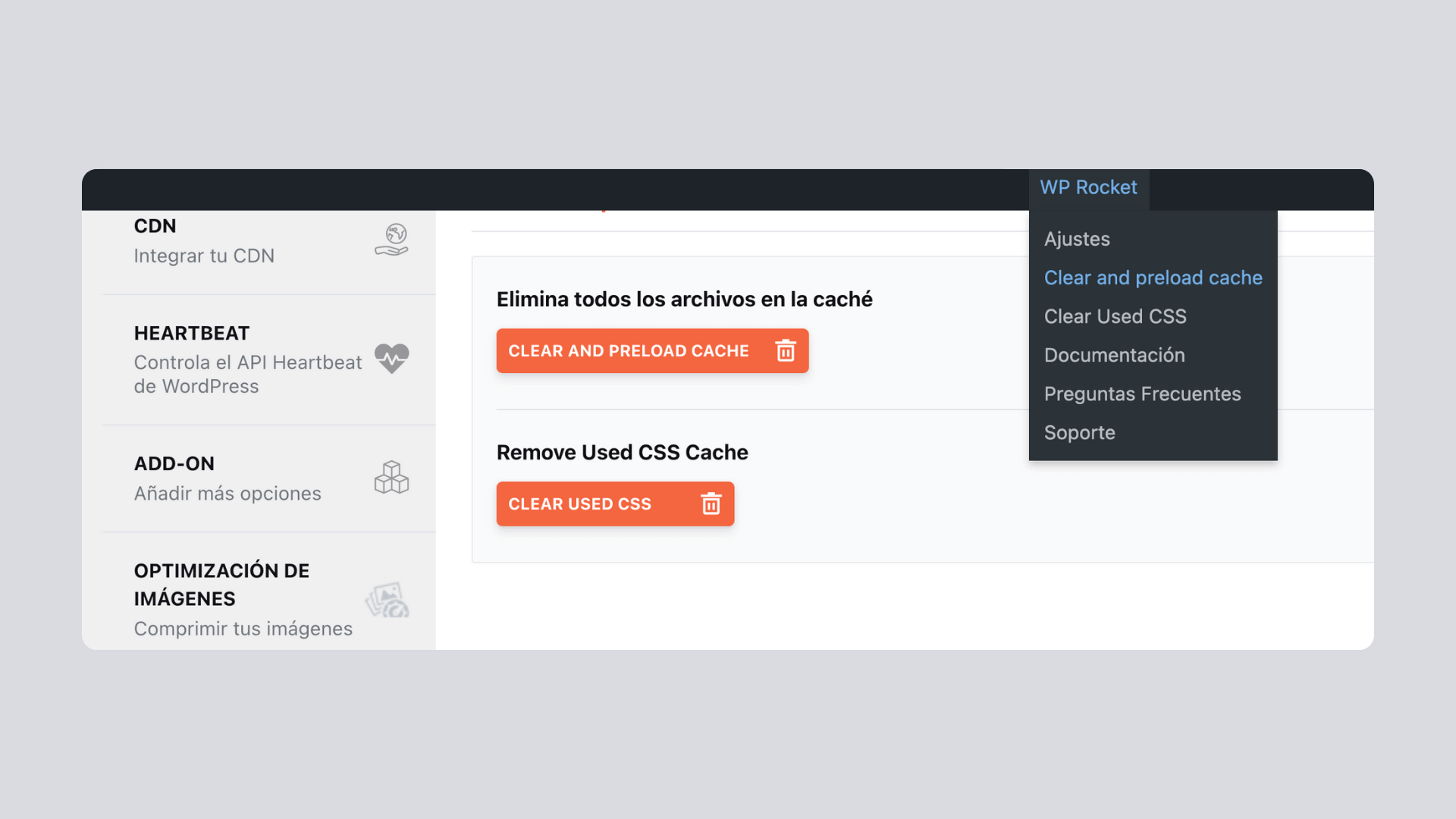 Errores mantenimiento WordPress: Ignorar problemas de cache