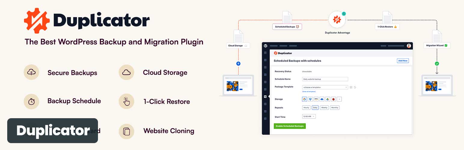 Plugin de WordPress Duplicator