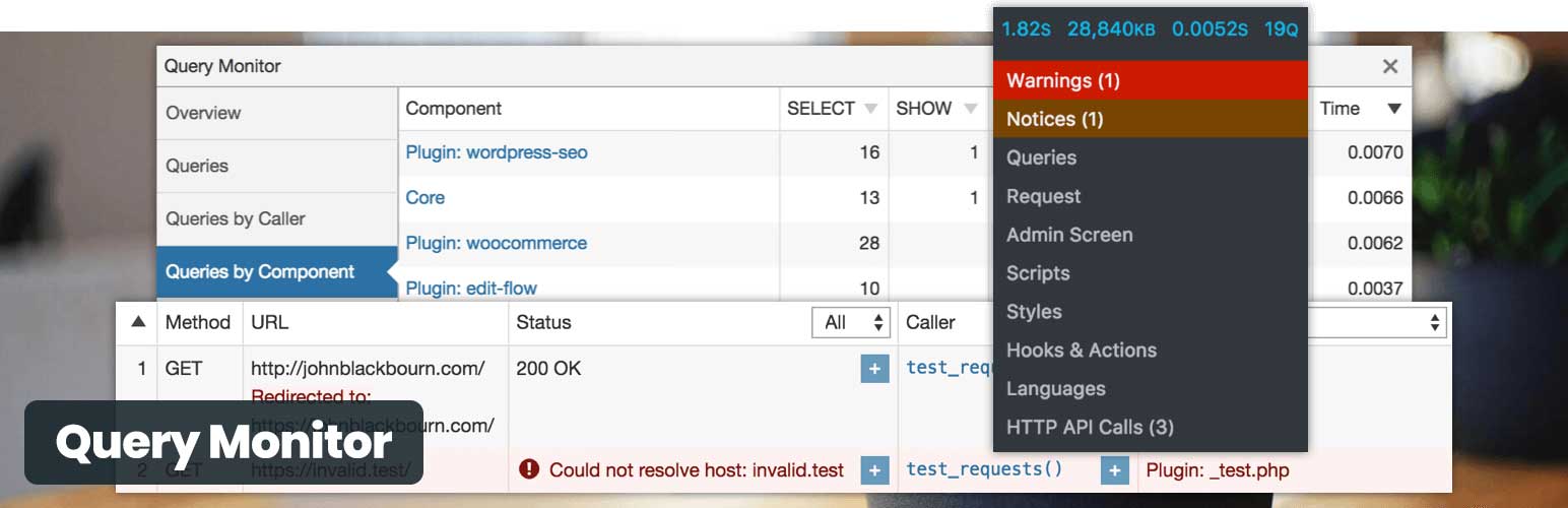Plugin de WordPress Query Monitor